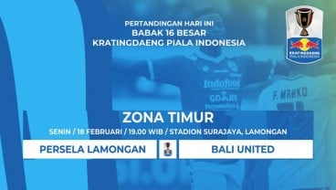 Piala Indonesia: Persela vs Bali United Kick-off 19.00 WIB. Ini Live Streamingnya