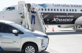 Mitsubishi Xpander Terbang di Badan Pesawat Garuda