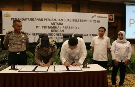 Pertamina MOR IV Pasok Kebutuhan BBM dan Pelumas Polda Jawa Tengah 