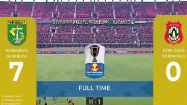 Piala Indonesia: Persebaya vs Persidago 7-0, Persebaya ke Perempat Final Aggregate 11-1. Ini Live via PSSI TV