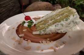 Mencicipi Manis Gurih Cendol Cake Khas Bandung