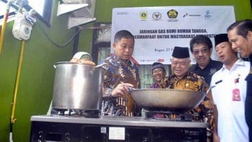 Peresmian Jaringan Gas : Emak-Emak Senang Stok Gas Rumah Tangga Lancar