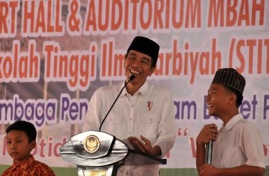 Presiden Jokowi Janji Tingkatkan Kapasitas SDM di Pondok Pesantren