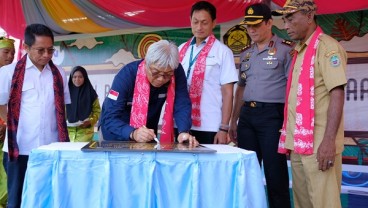 Diresmikan Dirjen Minerba, Antam Bangun Fasilitas Olahraga di Halmahera Timur