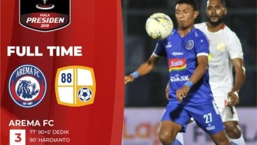 Piala Presiden: Arema vs Barito Putera, Arema Balikkan Skor 3-2, Tempati Posisi 2 Grup E. Ini Videonya