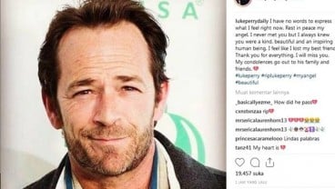 Luke Perry Meninggal,  Lawan Mainnya di Beverly Hills 90210 dan Riverdale Ungkap Belasungkawa