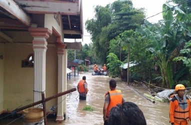 Banjir Landa Madiun, Rumah Terendam Hingga 5 Meter