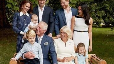 Tingkah Gemas Pangeran Louis di Potret Royal Family Teranyar