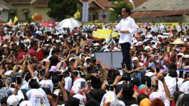 Jelang 17 April 2019,  Jokowi Minta Bantuan Pendukung di Palembang