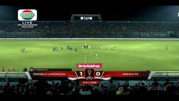 Piala Presiden: Arema Takluk 0-1 dari Persela, Puncak Klasemen Milik Persela. Ini Videonya