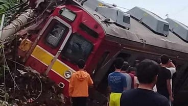 Peristiwa Kereta Anjlok di Bogor, 17 Orang Luka-luka