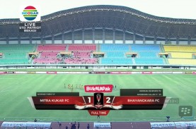 Piala Presiden: Mitra Kukar vs Bhayangkara FC 1-2,…