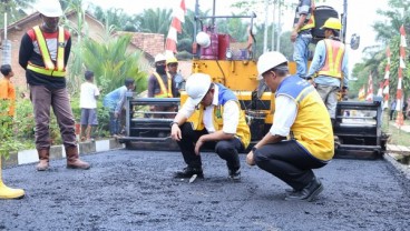 Penggunaan Aspal Karet di Musi Banyuasin Berlanjut