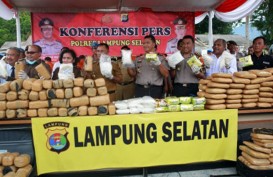 Polda Lampung Musnahkan 37 Kg Sabu-sabu, Ganja, & Ekstasi