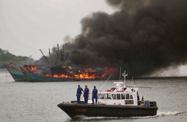 Sejak Januari, 12 Kapal Ikan Asing Ditangkap