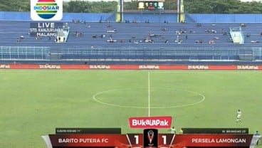 Piala Presiden: Persela vs Barito Putera 1-1, Persela Juara Grup dan ke Perempat Final. Ini Video Streamingnya