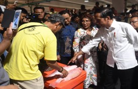 Jokowi Borong Kakap Merah 6 Kg Seharga Rp500 Ribu di Pasar Ikan Modern Muara Baru