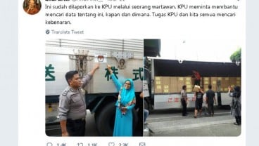 Truk Beraksara Kanji Bersegel KPU, Ini Ceritanya Bisa di Indonesia 