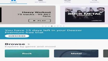 MUSIK STREAMING : Deezer: Menikmati Musik Sesuai Selera