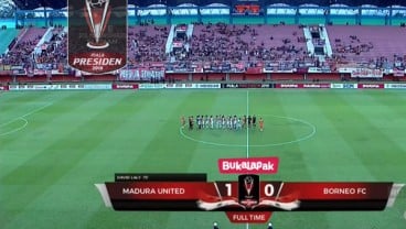 Piala Presiden: Madura United Tekuk Borneo FC 1-0, Madura United Tatap Perempat Final.  Ini Videonya