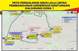 Dampak Proyek Underpass Kentungan Yogyakarta, Sejumlah jalan Alternatif Rusak