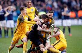 Menang Adu Penalti, Brighton ke Semifinal Piala FA