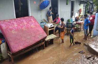 Banjir Bantul Akibak Siklon Savannah. Gunungkidul, Kulonprogo, Sleman juga Banjir