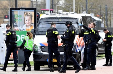 Polisi Belanda Tangkap Tersangka Penembakan di Utrecht