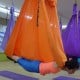 Mencoba Power Swing dengan Sensasi Berbeda di Kelas Aerial Hammock Grand Candi