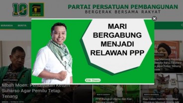 Ajakan Jadi Relawan, Wajah Rommy Masih Terpampang di Situs PPP