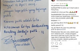 Pesan Jokowi Pilih yang Baju Putih  pada 17 April Viral di Media Sosial