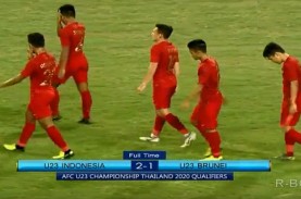 Piala Asia U23: Indonesia vs Brunei 2-1, Indonesia…