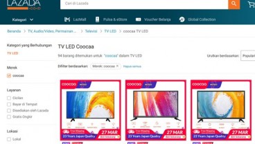 Smart TV Android Coocaa Dijual di Lazada