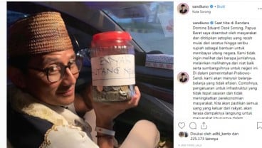 Sandiaga Akan Sisir Belanja Tidak Efisien, Contohnya Infrastruktur