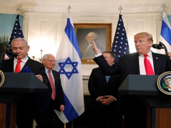 Trump Hadiahkan Dataran Tinggi Golan ke Israel, Ini Sikap PBB