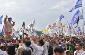 Kampanye di Bandung, Prabowo Kenalkan Calon Menterinya