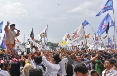 Kampanye di Bandung, Prabowo Kenalkan Calon Menterinya