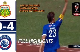 Piala Presiden: Bhayangkara FC vs Arema FC 0-4, Arema ke Semifinal vs Kalteng Putra. Ini Videonya