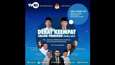 Debat Capres Keempat: Jokowi-Prabowo saling Janji Jaga Persahabatan di Atas Perbedaan. Ini Video Streamingnya