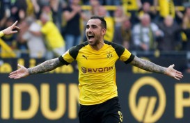 2 Gol Alcacer di Ujung Pertandingan Antar Dortmund Gusur Munchen