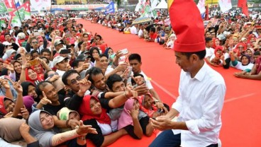 Kampanye pilpres, Jokowi : Saya Tegas & Tak Pandang Bulu Berantas Korupsi