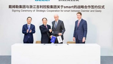 Daimler dan Geely Bentuk Patungan Kembangkan Smart