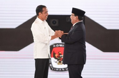 Survei Indikator Politik: Jokowi-Ma'ruf 55,4%, Prabowo-Sandi 37,4%