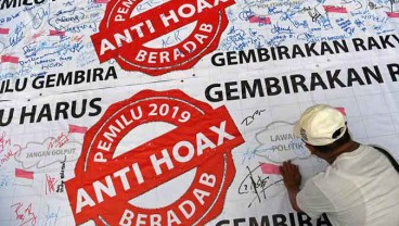 Ramai-ramai Tangkal Hoaks Jelang Pemilu 2019