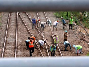 Proyek Jalur Ganda KA Lintas Jabar Dipastikan Selesai Akhir 2019
