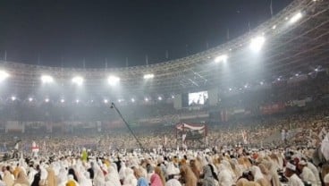 Sandiaga Uno : Peserta Kampanye Akbar di GBK Ada yang Menginap, ada dari Luar Kota