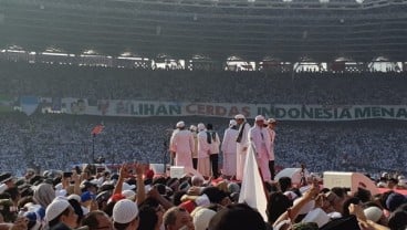 Video Rizieq Shihab Diputar saat Prabowo dan Pedukungnya Tinggalkan GBK