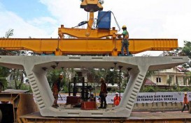 Pekerjaan Teknis Jembatan Kunciran Junction Arah Merak Berlanjut