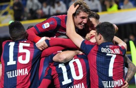 Hasil Liga Italia : Bologna Keluar Zona Merah, Chievo Bersiap Degradasi