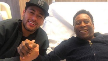 Dikunjungi Neymar, Pele Merasa Jauh Lebih Baik